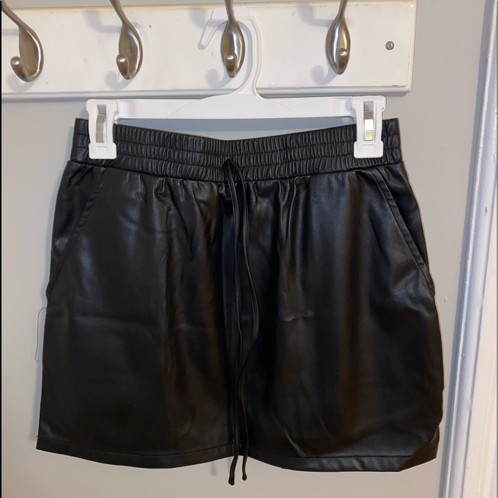 Faux Learher Skirt